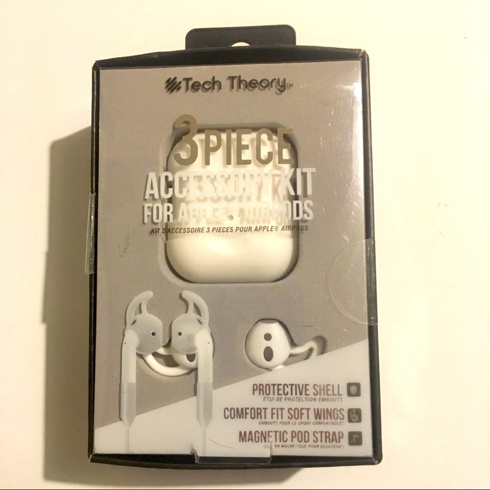 Tech Theory 3 Piece Accessory Kit for Apple AirPods